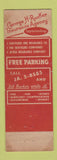Matchbook Cover - George Rucker Insurancy Arlington VA WEAR