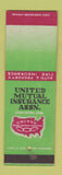 Matchbook Cover - United Mutual Insurance Cedar Rapids IA