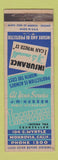 Matchbook Cover - JW Hudson Insurance Monrovia CA