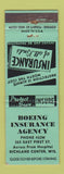 Matchbook Cover - Boeing Insurance Agency Richland Center WI