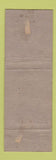Matchbook Cover - Hubbard's Service oil gas Waterloo IA pinup WEAR