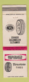 Matchbook Cover - Merchants Tire Centers Firestone Washington DC WEAR