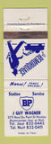 Matchbook Cover - BP oil gas J Guy Wagner QC