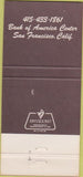 Matchbook Cover - Great Electric Underground San Francisco CA 30 Strike