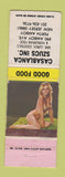 Matchbook Cover Casablanca Szucs Hungarian Restaurant Perth Amboy NJ pinup WORN
