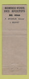 Matchbook Cover - Kingston House Tavern Montreal QC WORN Full Length