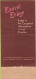 Matchbook Cover - Laurel Lodge San Francisco CA 21 Feature