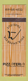 Matchbook Cover - Pizzateria Pizza Mont Tremblant QC