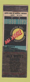 Matchbook Cover - Jack White's Tavern Buffalo NY PRINTING ERROR? WORN