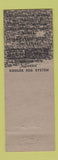 Matchbook Cover - Jack White's Tavern Buffalo NY PRINTING ERROR? WORN