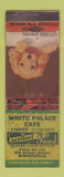 Matchbook Cover - White Palace Cafe Minneapolis MN WORN
