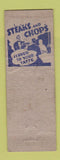 Matchbook Cover - White Palace Cafe Minneapolis MN WORN