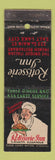 Matchbook Cover - Rotisserie Inn Salt Lake City UT