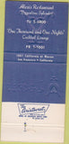 Matchbook Cover - Alexis Restaurant San Francisco CA WEAR 30 Strike