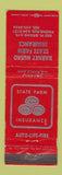 Matchbook Cover - Barney Nusko State Farm Insurance WEAR