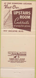 Matchbook Cover - Biscayne Cafeteria Miami FL 30 Strike