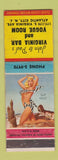 Matchbook Cover - Virgina Bar Vogue Room Atlantic City NJ pinup WEAR