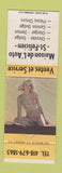 Matchbook Cover - St Felicien Dodge Chrysler QC pinup WEAR
