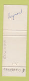 Matchbook Cover - St Felicien Dodge Chrysler QC pinup WEAR