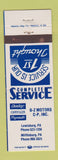 Matchbook Cover - BZ Motors Dodge Chrysler Plymouth Lewisburg Mifflinburg PA