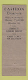 Matchbook Cover - Fashion Cleaners Urbana IL WEAR