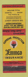 Matchbook Cover - Emmco Insurance Hanson Dixon IL WEAR