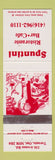 Matchbook Cover - Spuntini Ristorante Toronto ON