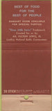 Matchbook Cover - Saint Moritz Restaurant San Francisco CA 30 Stick