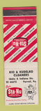 Matchbook Cover - Sta Nu Cleaners Rio Kudelko Farrell PA