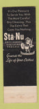 Matchbook Cover - Sta Nu Cleaners Rio Kudelko Farrell PA