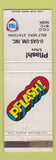 Matchbook Cover - Fina oil gas Pflash Colorado Wyoming WY NE Nebraska WEAR