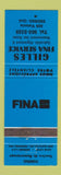 Matchbook Cover - Fina oil gas Gilles Thurso QC
