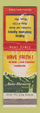 Matchbook Cover - Anders Insurance Agency Bryan OH WEAR