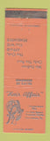 Matchbook Cover - Hair Affair Salon Norristown PA ORANGE