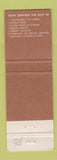Matchbook Cover - Durty Nellys Crabhouse Pub Miami FL