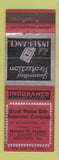 Matchbook Cover - Great States Life Insurance Rockford IL WEAR