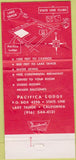 Matchbook Cover - Pacifica Lodge Lake Tahoe State Line CA WEAR 30 Strike
