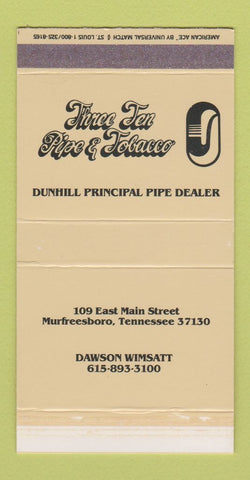 Matchbox - Three Ten Pipe Tobacco Dunhill Murfreesboro TN