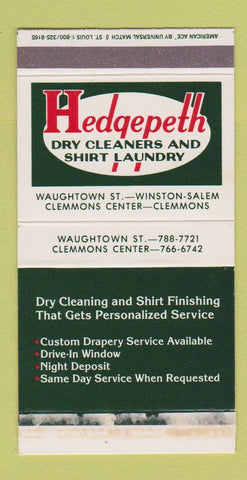 Matchbox - Hedgepeth Dry Cleaners Laundry Winston Salem Clemmons NC