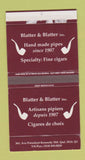 Matchbox - Blatter & Blatter Pipes Cigars Montreal QC