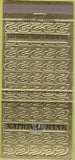 Matchbook Cover - 2nd National Bank Ashland Westwood KY 30 Strike