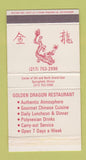 Matchbox - Golden Dragon Restaurant Chinese Springfield IL