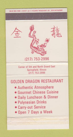 Matchbox - Golden Dragon Restaurant Chinese Springfield IL