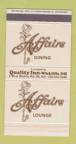Matchbox - Affairs Lounge Quality Inn Wickliffe OH