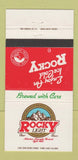 Matchbook Cover - Rocky Light Beer Red Deer AB 30 Strike