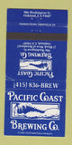 Matchbook Cover - Pacific Coast Brewing Beer Oakland CA WEAR 30 Strike
