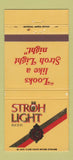 Matchbook Cover - Stroh Light Beer 30 Strike