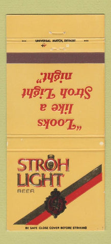 Matchbook Cover - Stroh Light Beer 30 Strike