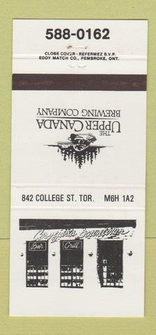 Matchbook Cover - Upper Canada Brewing Company Toronto ON 30 Strike