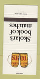 Matchbook Cover - Skolar's Book of Matches Beer Canada 30 Strike
